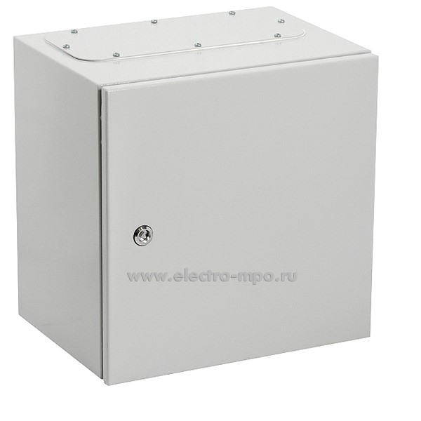 Б0707. Шкаф ОЩН443 IP66 400х400х300мм светло-серый с монтажной платой 6-049л (ЭЛМА С-Петербург)