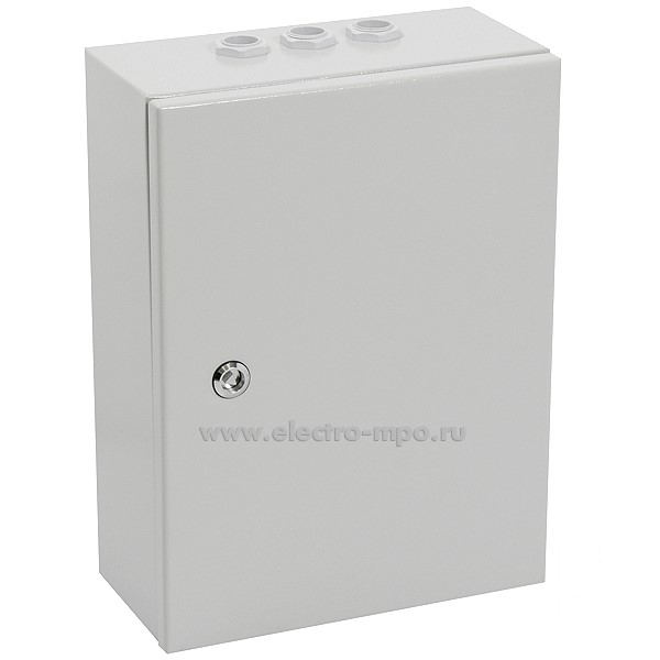 Б0715. Шкаф ОЩН341 IP66 400х300х150мм светло-серый с монтажной платой 6-004 (ЭЛМА С-Петербург)