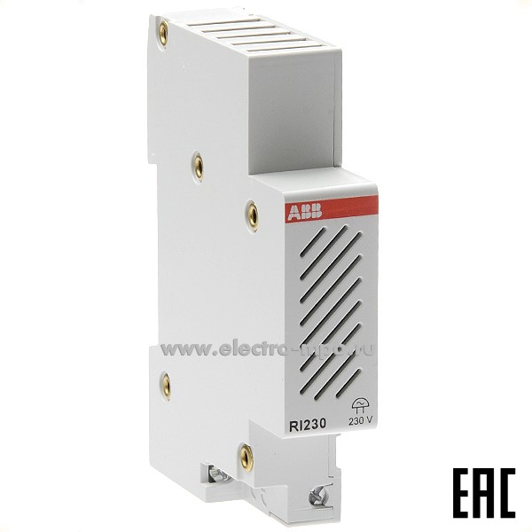 Б2659. Звонок RI230 электромеханический на Din-рейку перем. тока на 230В 2CSM232335R0821 (АВВ)