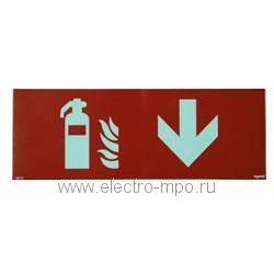 22499.С2499 Пиктограмма 660875"Огнетушитель" 310х112мм для аварийных светильников Legrand (Legrand)