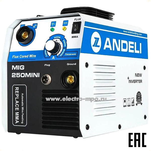 А72. Сварочный аппарат MIG-250Mini ADL20-213 (ANDELI)