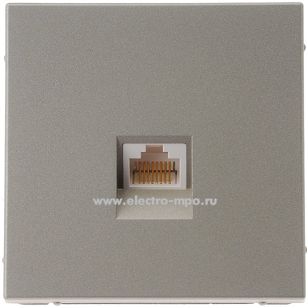 Р3126. Механизм ArtGallery GAL000583 розетки компьютерной RJ45 5е с/п шампань (Systeme Electric)