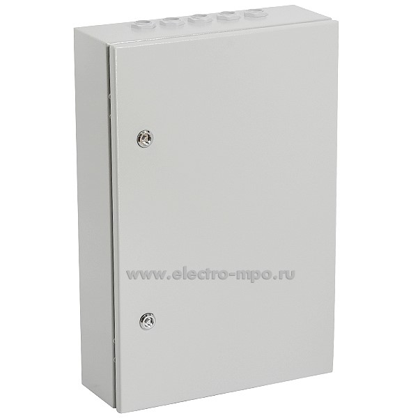 Б0758. Шкаф ОЩН461 IP66 600х400х150мм светло-серый с монтажной платой 6-013 (ЭЛМА С-Петербург)