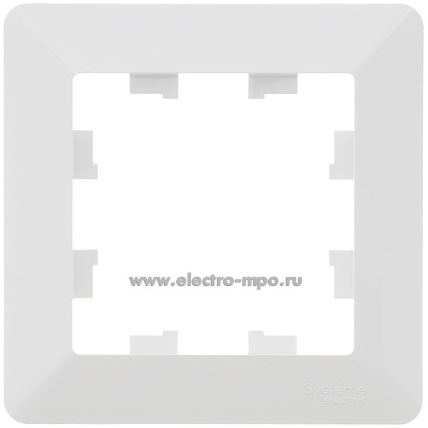 Ю32. Рамка-1 AtlasDesign Air ATN220101 белый/дымчатый белый (Systemе Electric)