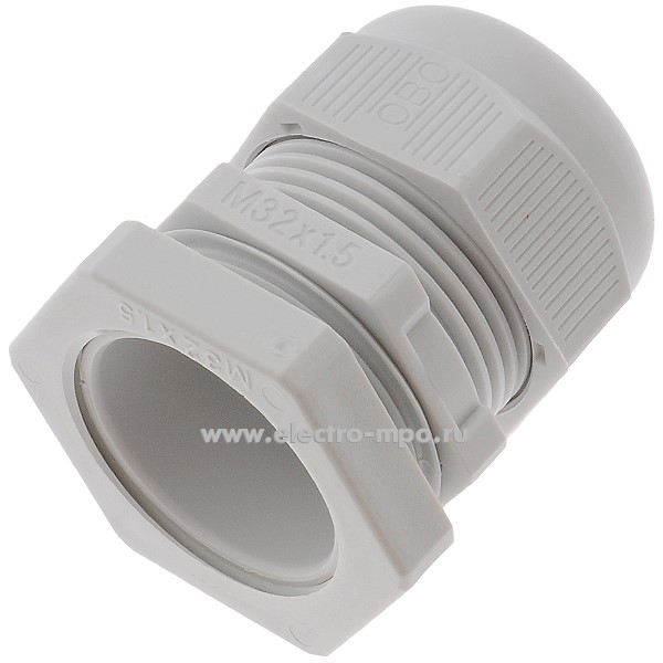 32478. Т2478 Сальник 2022770 V-TEC VM32+LGR с контргайкой (D кабеля 15-21мм, IP68) (OBO Bettermann)