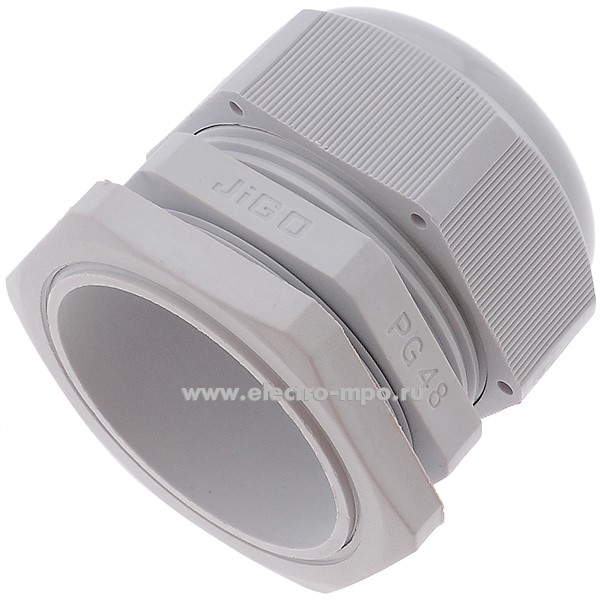 Т2441. Сальник PG48 с контргайкой (D кабеля 37-44 мм, IP54) (Электромонтаж)