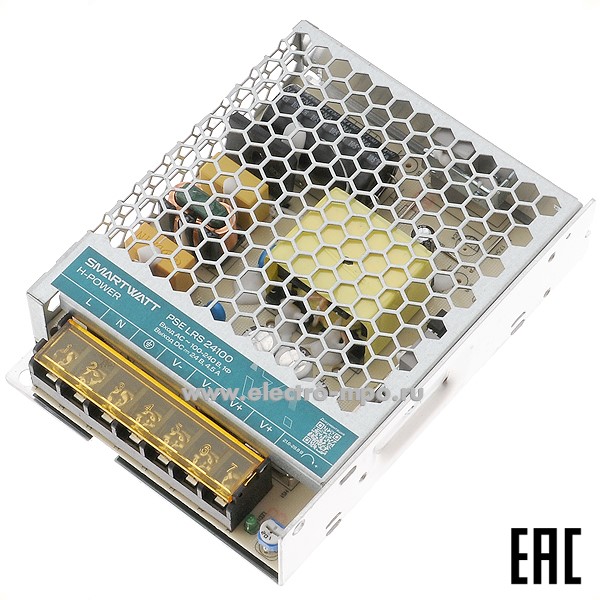 Б5221. Блок питания PSE LRS 24100 1ф Мощность 100Вт выход 24В пост. тока 4,5А (SMARTWATT)