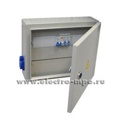 Б4948. Щит ЩР0-3136-2-41УХЛ4 25А переносной IP41 с розетками 2шт.х220В-16А (МПО Электромонтаж)
