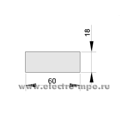 52953.М2953 Вставка 806673 для бирки S-KM1 54х9,5мм (Phoenix Contact)
