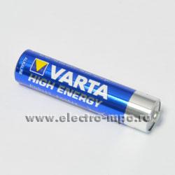 С6605. Элемент питания 4903113412 VARTA Longlife Power/High Energy LR03 (AAA) BP2 1,5В алкалиновый (VARTA)