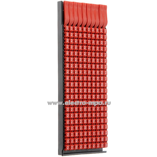 М3602. Маркер MARK3 MKF2S1 символ "2" 0,5-1,5 мм2 (ДКС)