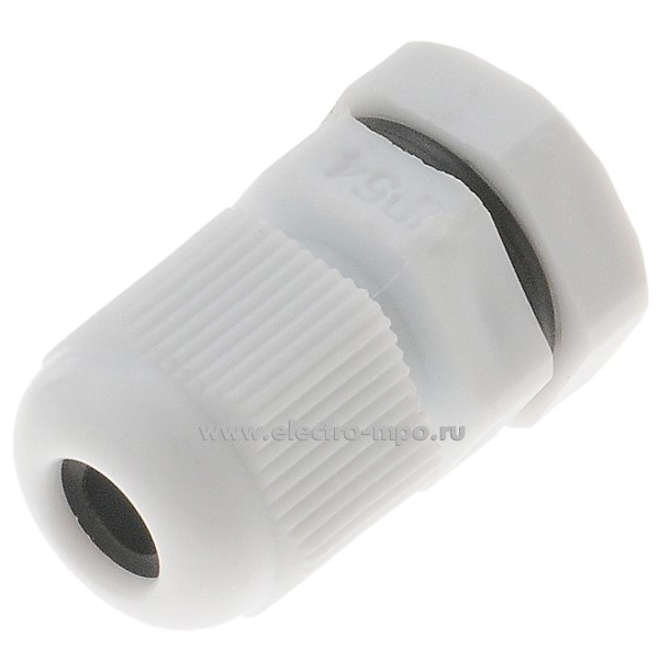 Т2410. Сальник 32150DEK КВ101-7-IP54 PG7 с контргайкой (D кабеля 2,5-7мм, IP54) (DEKraft)