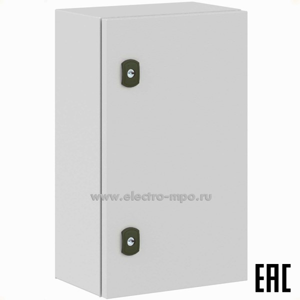 Е9110. Шкаф ST R5ST0532-OUTDOOR навесной IP66 500х300х200 с монтажной платой без реек (ДКС)