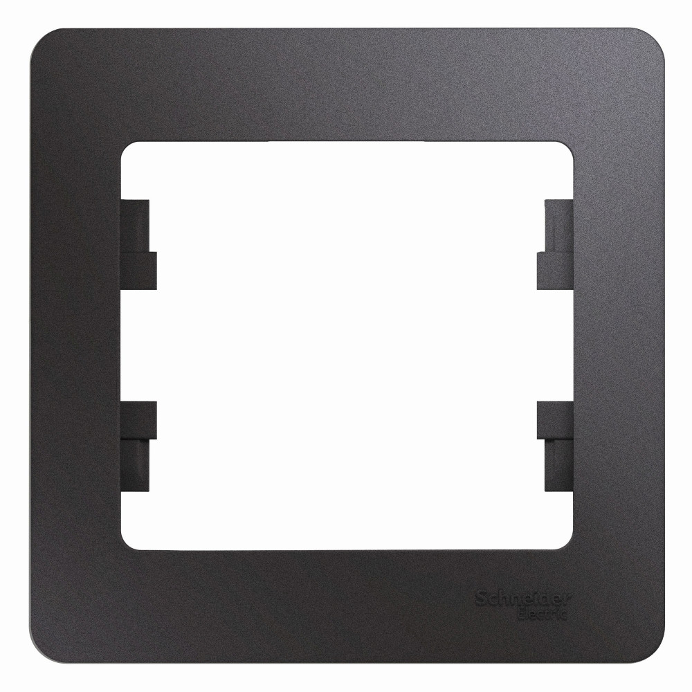 Ю14. Рамка-1 Glossa GSL001301 графит (Systeme Electric)