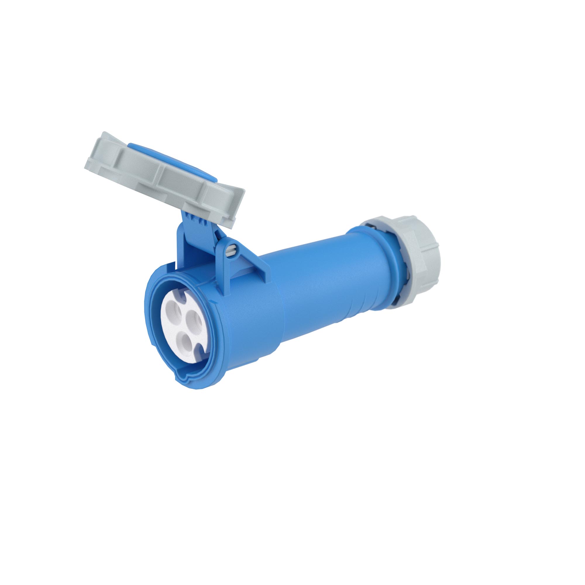 Р57. Розетка DIS3183243 кабельная CS IP67 32A 2P+E 230В (ДКС)