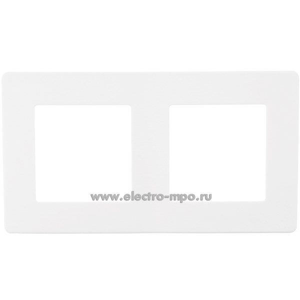 Ю3041. Рамка-2 Эра12 12-5102-01 Б0052509 Сатин белая (Эра)