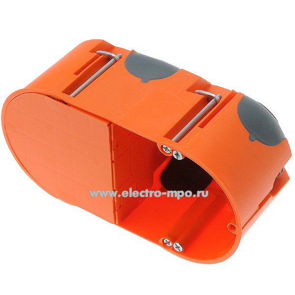 31075. К1075 Коробка HE 61-DV-L 2003826 установочная ГСК 2 поста 142х71х61мм с мембр., винтами (OBO Better