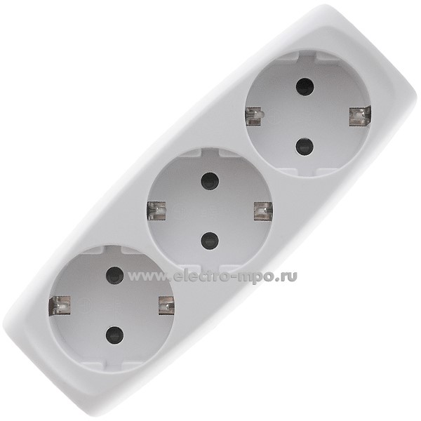Тройник SP-3e-W C0045529 \"евро\" белый (ЭРА)