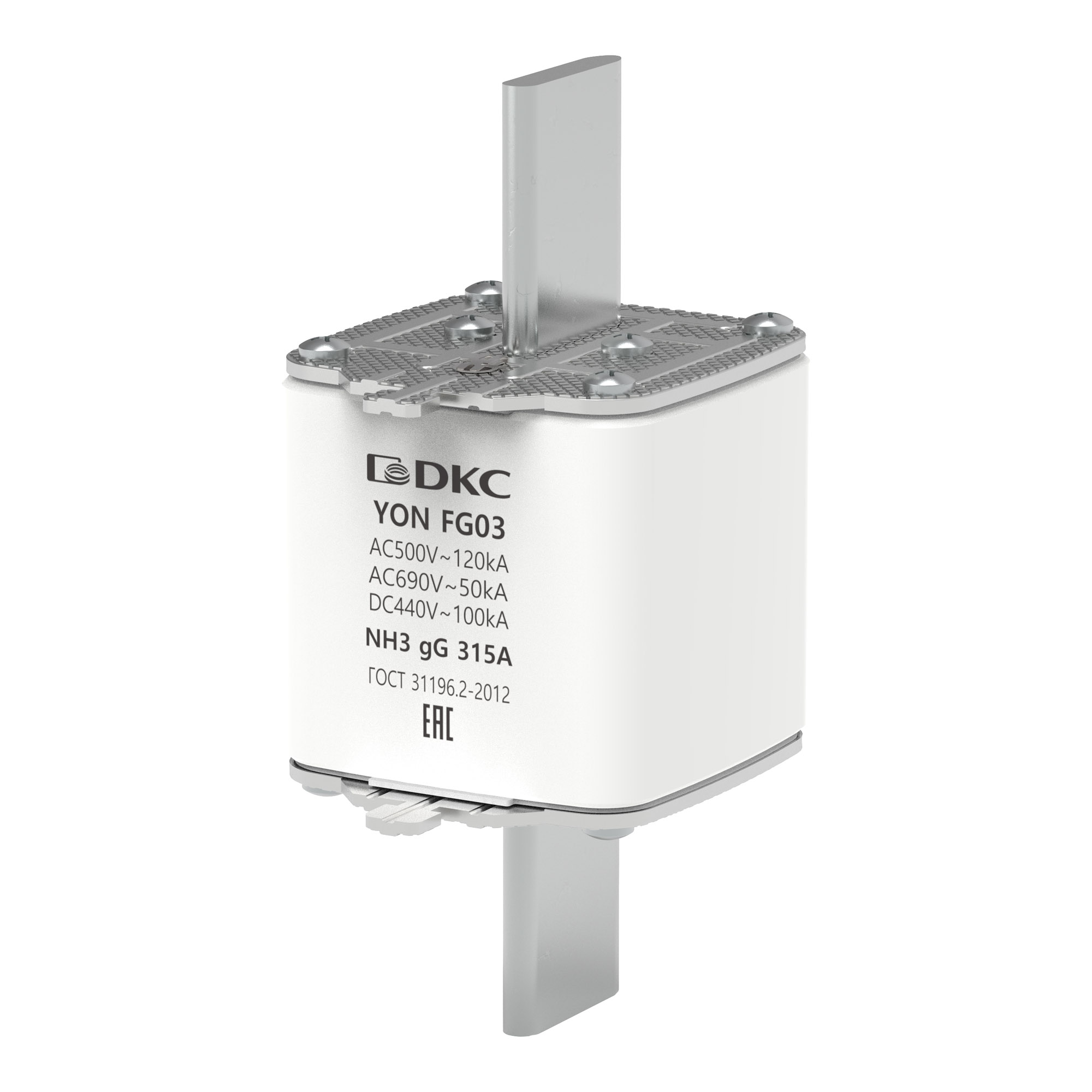 А36. Предохранитель 1FG03-0315 YON ножевого типа FG3 с одинарной индикацией  (ДКС)