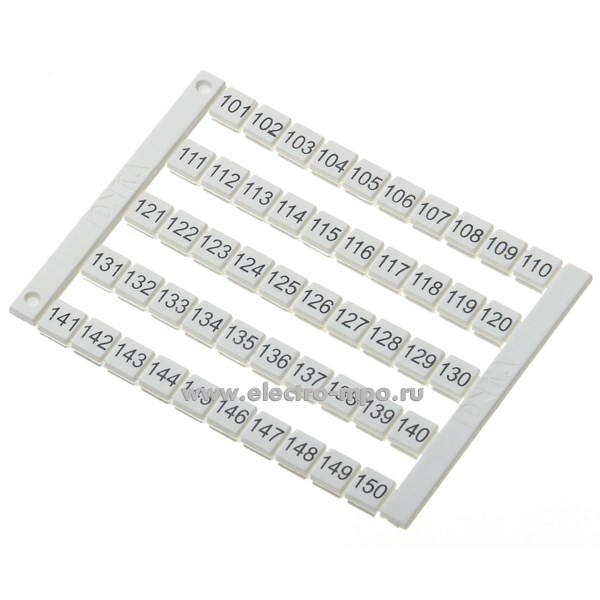 Б7687. Маркировка OD5-5B для клемм (символы 101-150) 50шт. 5х5 мм 5х5 мм арт. 1060246 (ONKA Турция)