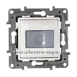 Ю2525. Механизм Etika 672217 датчика движения 400Вт с/п белый (Legrand/Daccord)