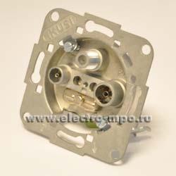 39213.Р9213 Механизм Mega 2920 розетки TV-FM-SAT проходной с/п (BJC Испания)