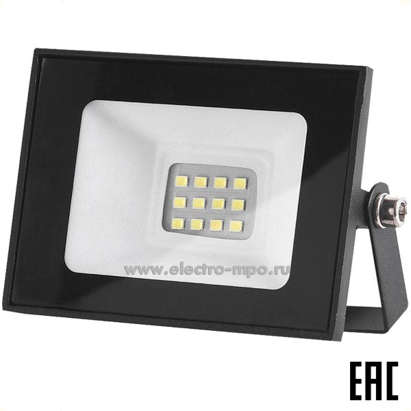 С05. Прожектор 403285 GTAB-20-IP65-4500К 220В светодиодный 20Вт 1800Лм чёрный IP65 (General)