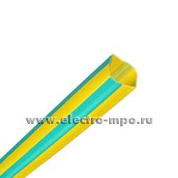 Т2889. Трубка 60109 ТУТнг-LS-20/10 термоусаживаемая Dвнутр=20/10мм жёлто-зелёная  (КВТ Калуга)