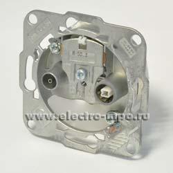 38715.Р8715 Механизм Olas 8150.8 TV-FM розетки с/п проходная без накладки (АВВ)