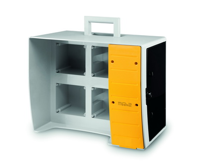 Е48. MBOX2 DIS6560024 Корпус на 16 модулей и 4 поста с основанием 136х125 мм. (ДКС)