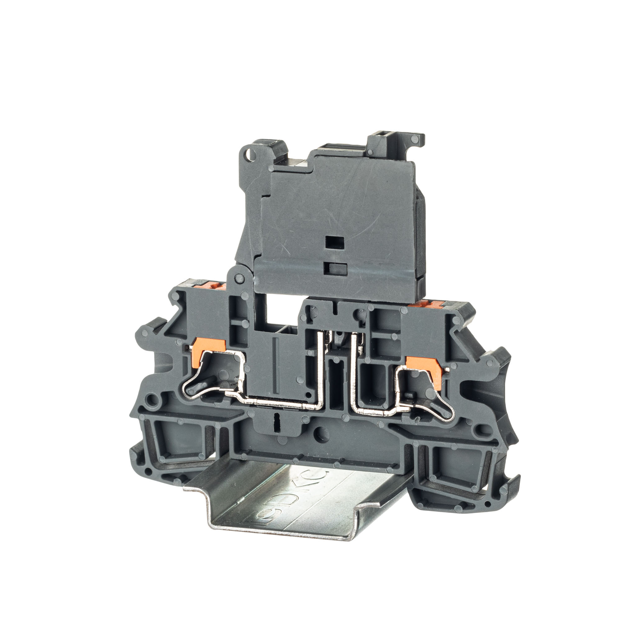 К23. Клемма IPR-4-HESI для предохранителя, зажим push-in, 2 точки подключения, 4 кв.мм,  (ДКС)