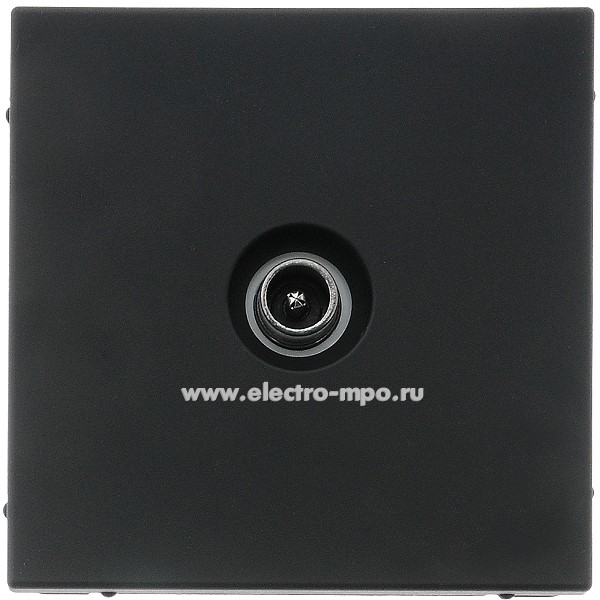 Р3223. Механизм ArtGallery GAL001091 TV розетки конечной 1дБ с/п карбон (Systeme Electric)