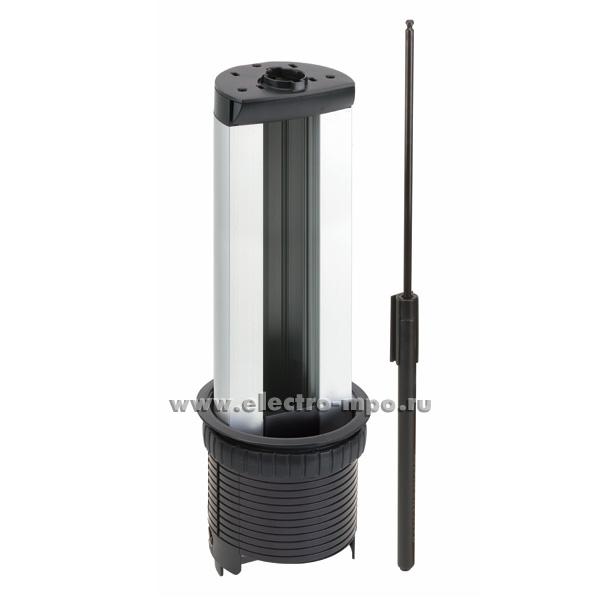 Р1784. Блок выдвижной KTLE205 мебельный на 5 механизмов 45х45 с подъёмником алюминий (Simon Испания)