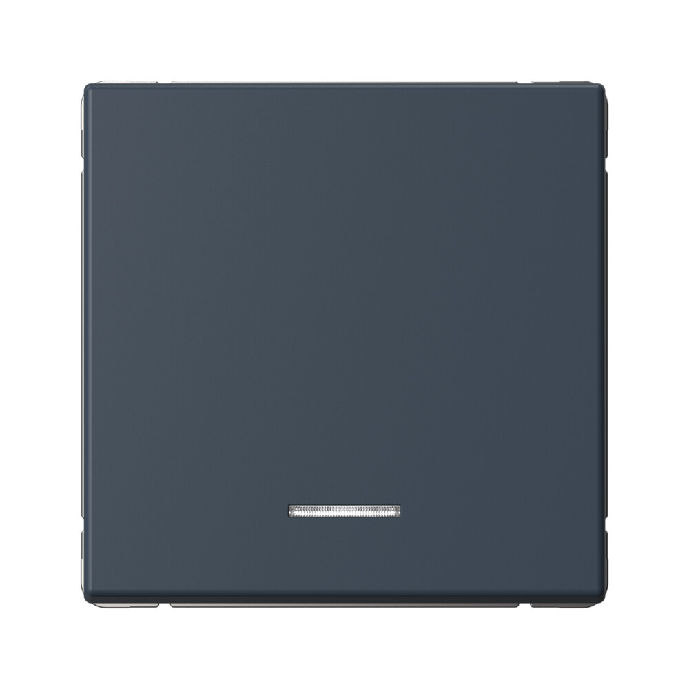 Р3287. Механизм ArtGallery GAL000716 выключателя 1 кл. с/п кнопочный с подсветкой грифель (SE)