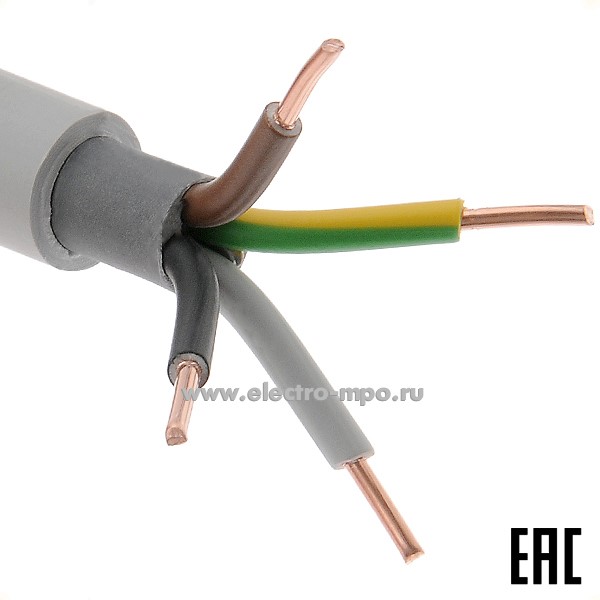 П29. Кабель NUM-J 4х6,0 кв.мм ГОСТ (Калужский кабельный завод)