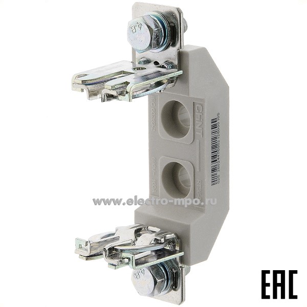 А2361. Держатель 521260 для плавкой вставки RT36-00-160 габарит 00 до 160А (CHINT)