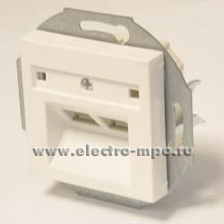 38914.Р8914 Механизм Berker 13010432 розетки телефонной 2 входа 8 контактов 2 линии с/п (Berker Германия)