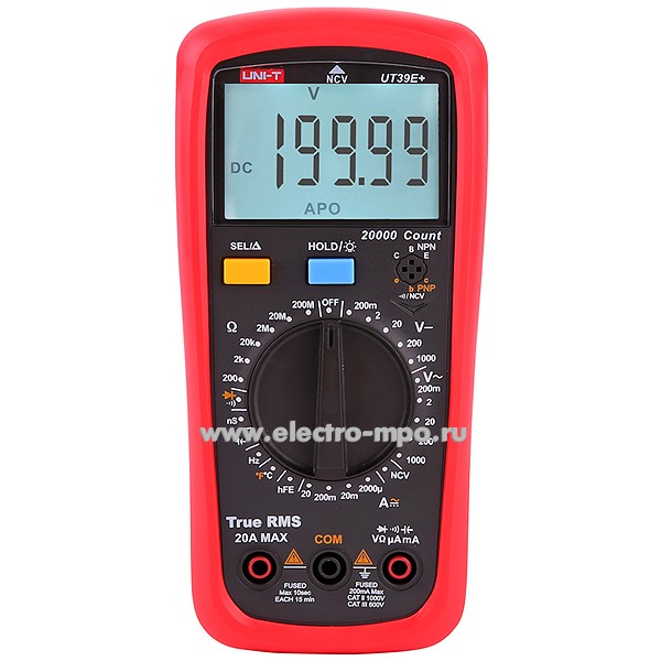 И48. Мультиметр 13-0068 универсальный UT39E+ (UNI-T)