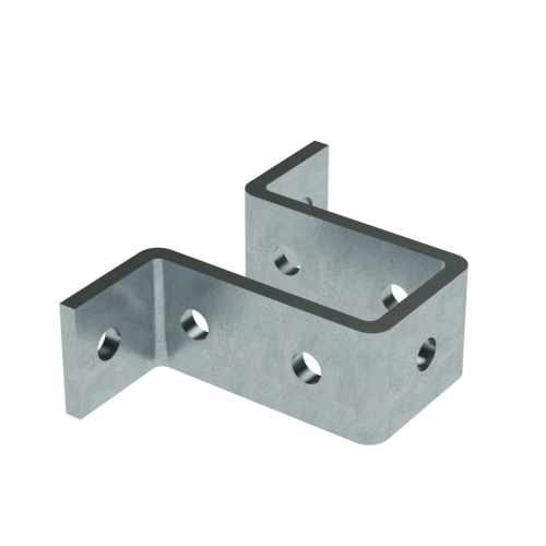 М24. Крепление BMD1052HDZ стеновое для двойного С-образного профиля 41х41, горячеоцинкованное (ДКС)