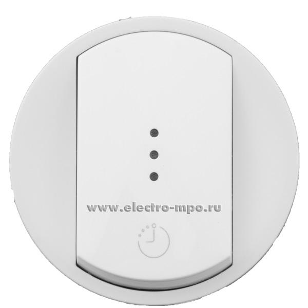 Ю6660. Накладка Celiane 068037 выключателя с выдержкой времени белая (Legrand)