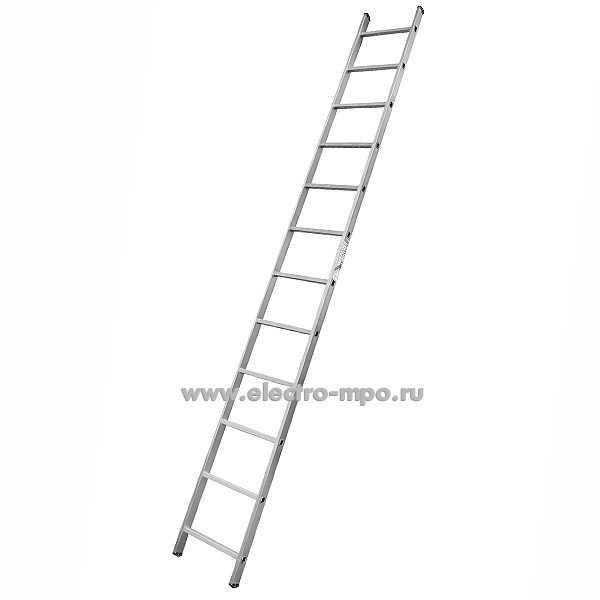В6034. Лестница 5112 профессионал. универсал. алюм. 1 секция L=3,37м (Алюмет Россия)