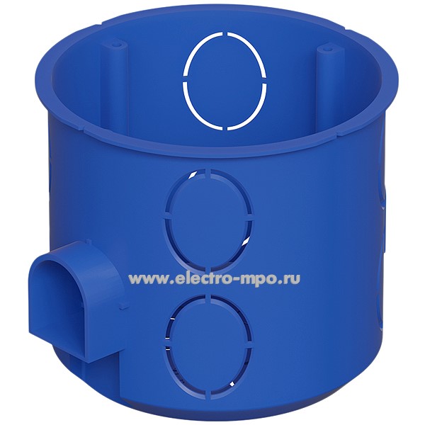 К11. Коробка 44659 установочная D68x62мм со стык. ушками, IP20 (Экопласт)