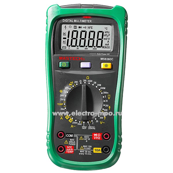 И48. Профессиональный 13-2027 мультиметр MS8360C (Mastech)