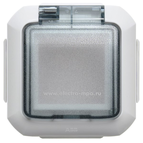 Ю1525. Коробка Variant+ 2CHN066541C4500 3903N-C06541B о/п с крышкой 4 ввода 2 модуля P54 белая (АВВ)