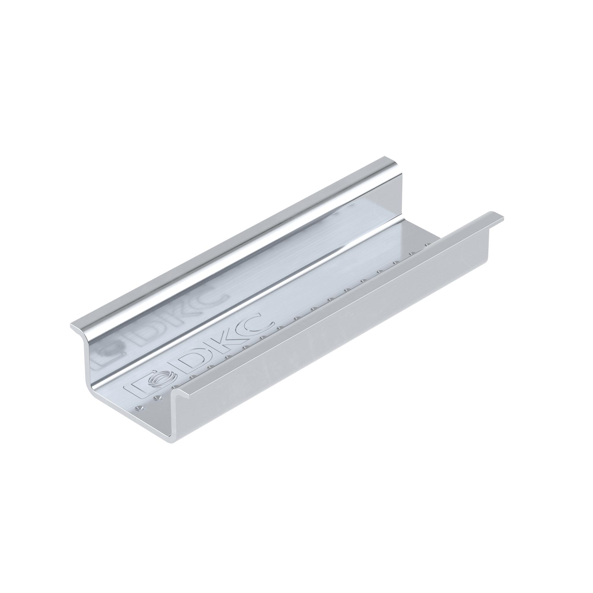 Б25. DIN-рейка 02145R с насечкой OMEGA 3A, L-2000мм (ДКС)