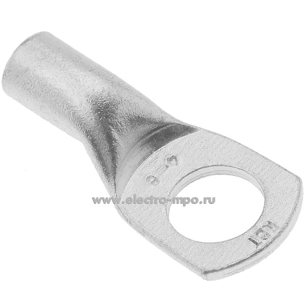 Г4146. Наконечник 87472 ТМЛ-Р 4-5 медный 4мм2 луженый под опрессовку, под шайбу (КВТ Калуга)