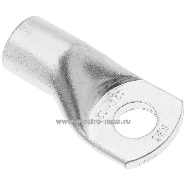 Г4162. Наконечник 87456 ТМЛ-Р 120-12 медный 120мм2 луженый под опрессовку, под шайбу (КВТ Калуга)