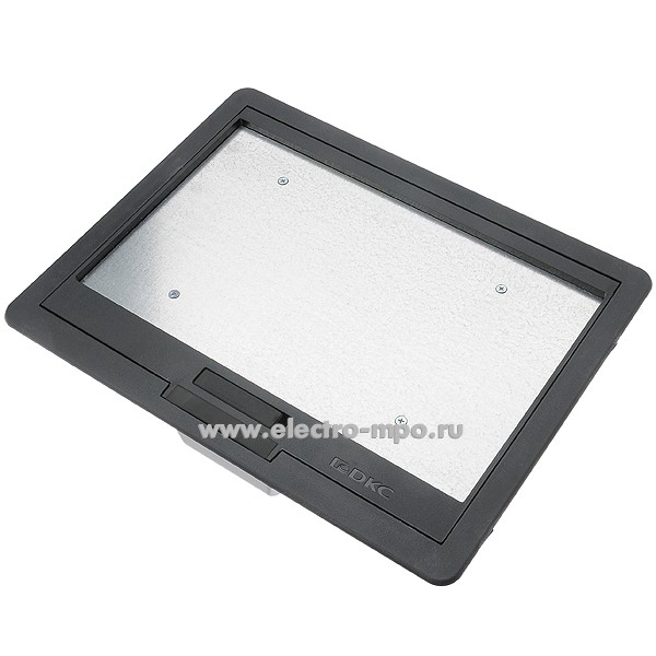 М9042. Лючок 88012 напольный на 12 модулей, чёрный (ДКС)