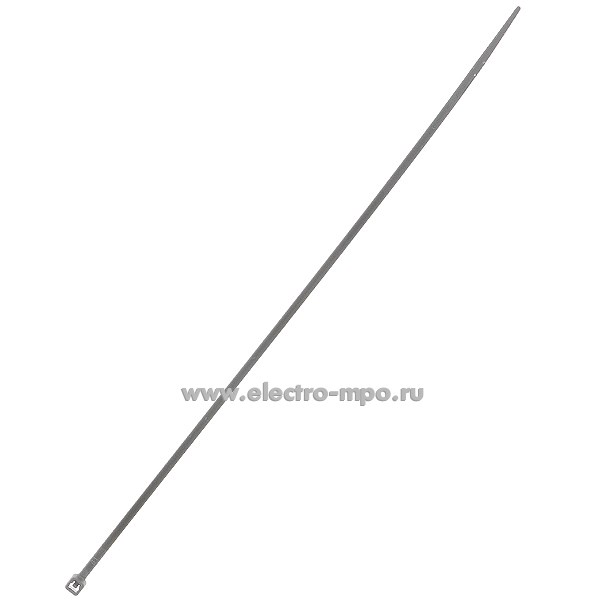 Г7345. Хомут 4,8х250мм гибкий чёрный для жгутовки (Электромонтаж)