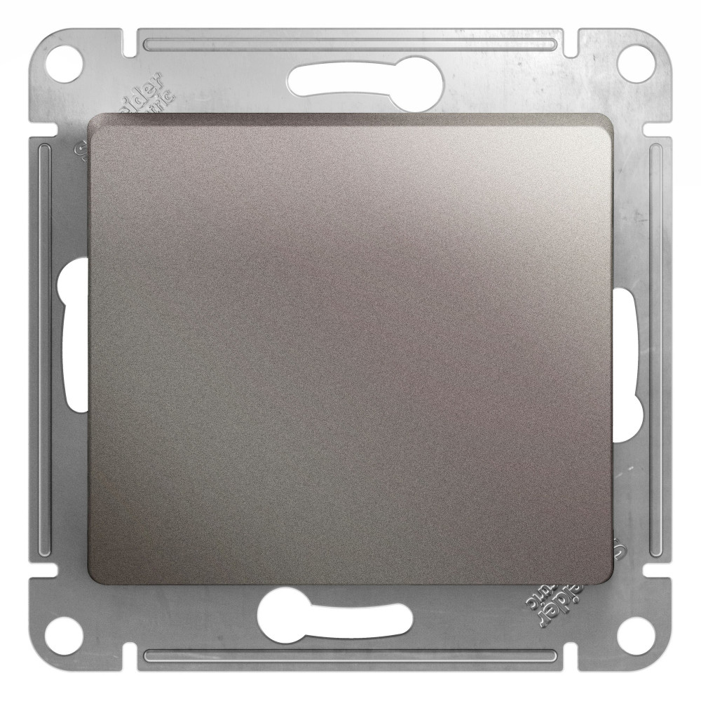 Ю14. Механизм Glossa GSL001211 выключателя 1кл. с/п платина (Systeme Electric)